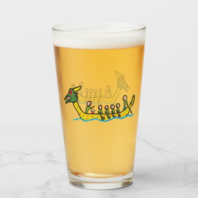 Dragon Boat-Tävlan Glaskopp (Framsida fylld)