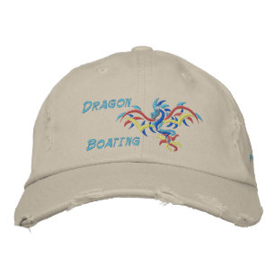 Dragon Boating, sol drake sport Broderad Keps