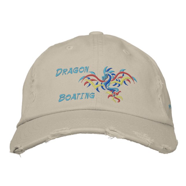 Dragon Boating, sol drake sport Broderad Keps (Framsida)
