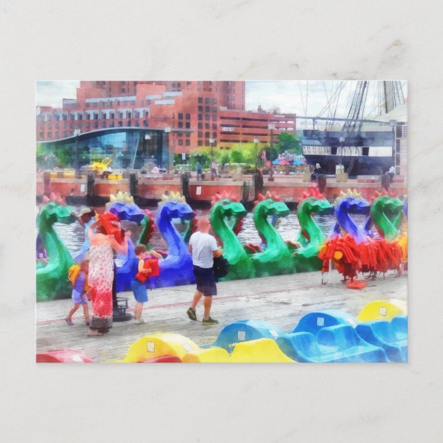 Dragon Boats Baltimore MD Vykort (Framsida)