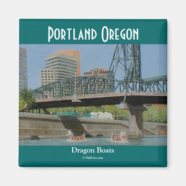 Dragon Boats magnet (Framsidan)