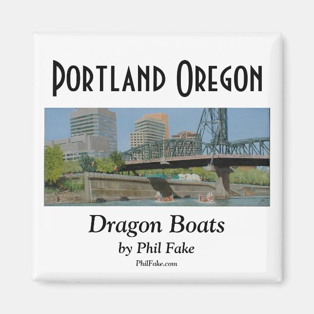 Dragon Boats magnet (Framsidan)