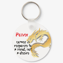 Dragon Boll Keychain - Gokus Iconic Quote