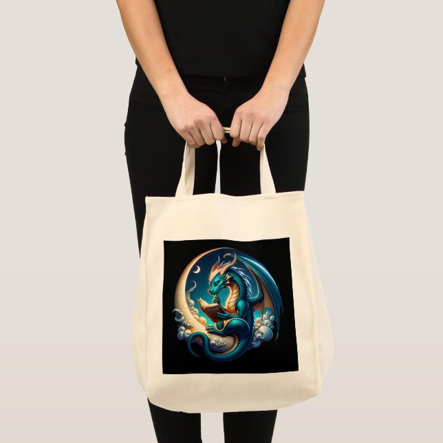 Dragon Bookworm, Moonlight Reading Tygkasse (Framsida (produkt))