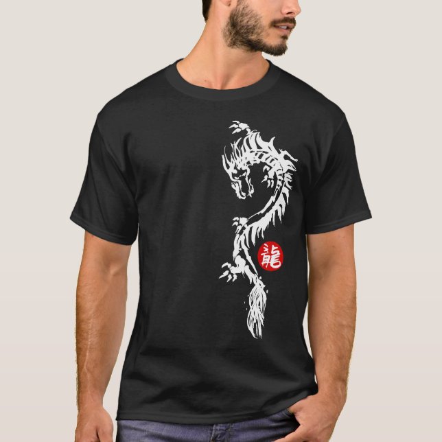 DRAGON BRUSH-PAINERING T-SHIRT (Framsida)