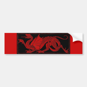 Dragon Bumper Sticker Bildekal