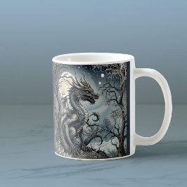 Dragon by Moonlight Kaffemugg