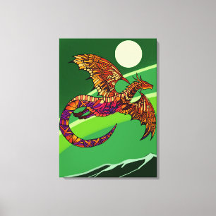 Dragon Canvastryck
