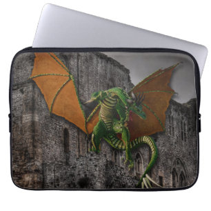 Dragon & Castle Fantasy Artwork Laptop Fodral