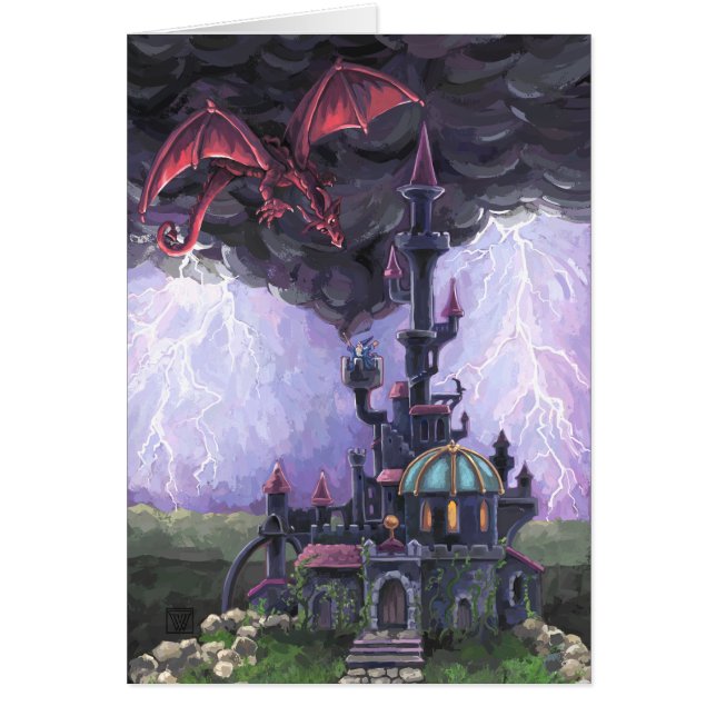 Dragon Castle Hälsningskort (Framsidan)