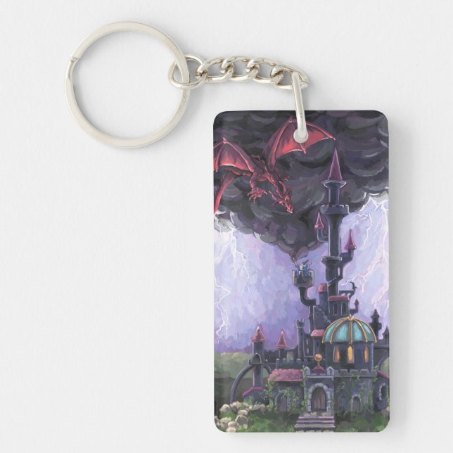 Dragon Castle Nyckelring (Framsidan)