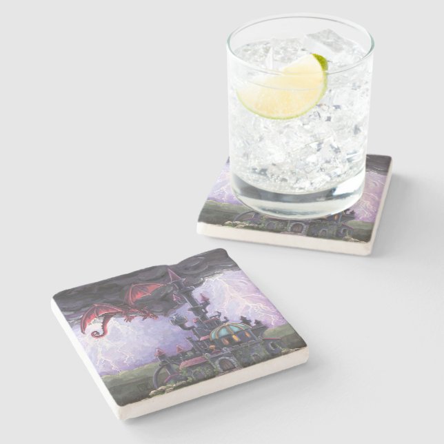 Dragon Castle Underlägg Sten (Sidan)