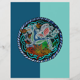 Dragon celtique reklamblad