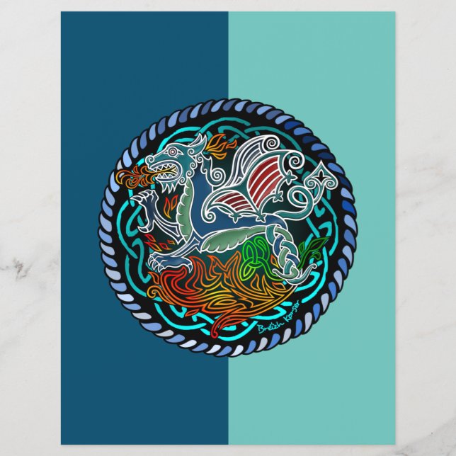 Dragon celtique reklamblad (Framsidan)