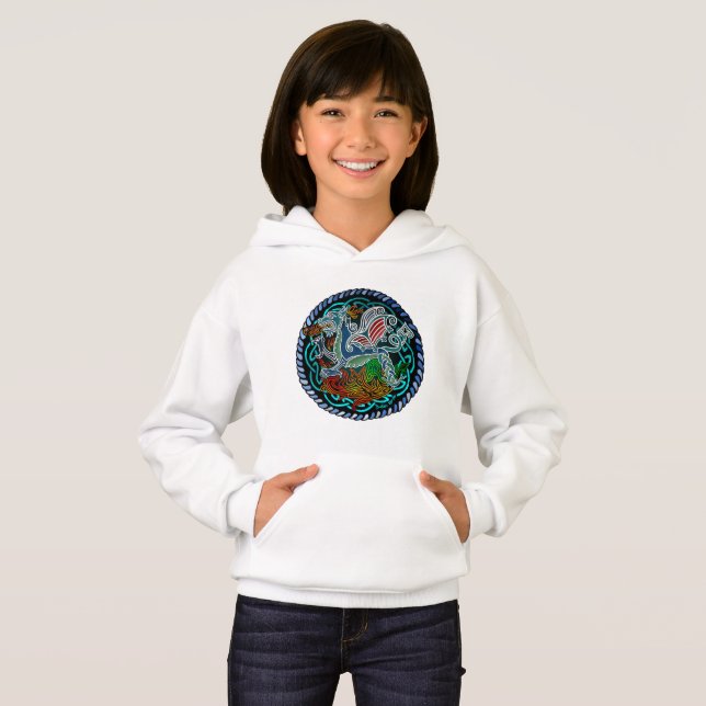 Dragon celtique t shirt (Hel framsida)