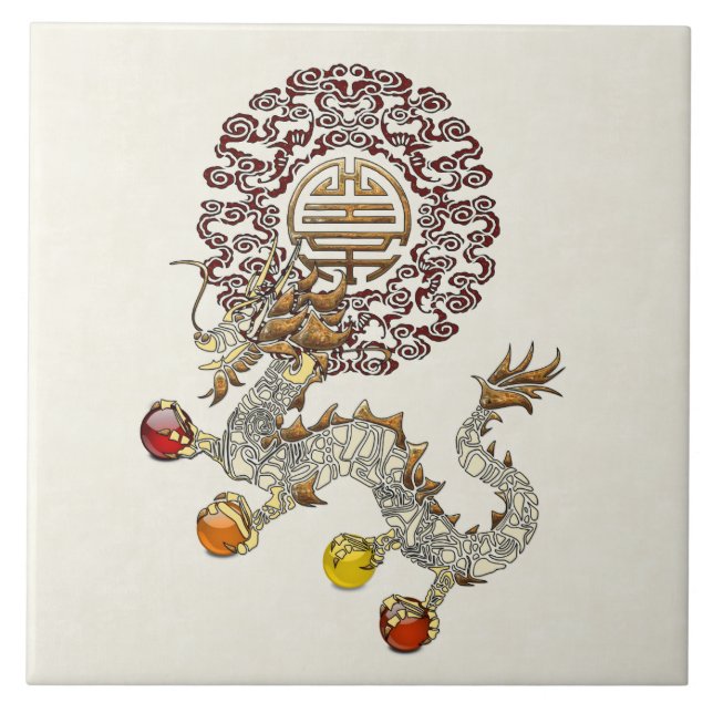 Dragon Chakra Kakelplatta (Framsidan)