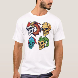 Dragon Chic Skull - Cute Anime-Inspired T Shirt