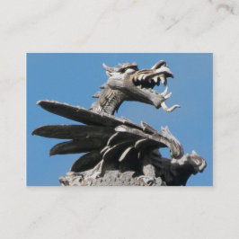 Dragon, City Hall, Cardiff Visitkort