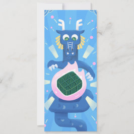 Dragon cook banh chung - Funky Cute Style Inbjudningar