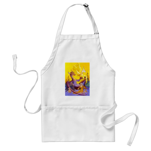 Dragon Cookout Apron Förkläde (Framsidan)