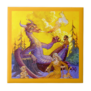 Dragon Cookout Kakelplatta
