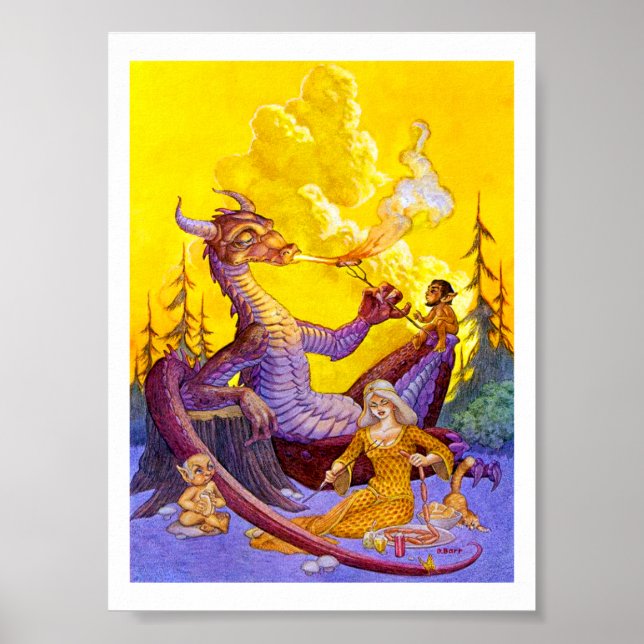 Dragon Cookout Poster (Framsidan)