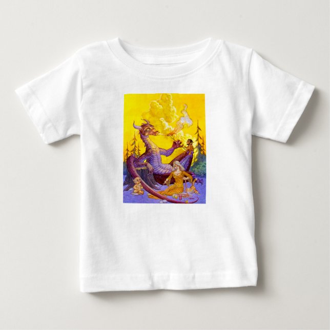 Dragon Cookout Småbarn T-Shirt (Framsida)