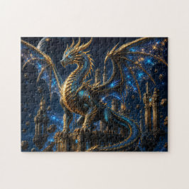 Dragón Cósmico — Guardián de las Estrellas Pussel