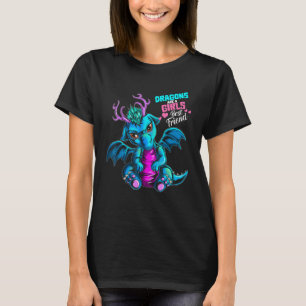Dragon Costume Girls Dragons är en flickas bästa f T Shirt