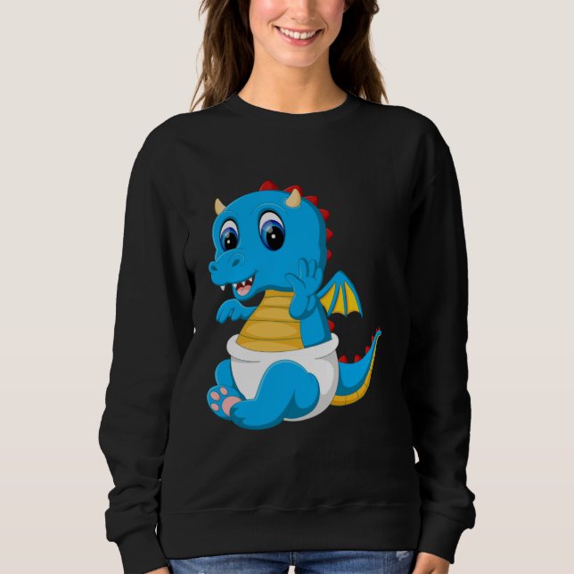 dragon cute baby China T Shirt (Framsida)