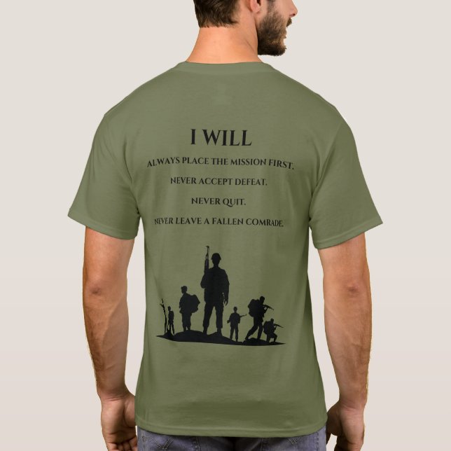 Dragon Defense | Warriors Ethos T-Shirt (Baksida)