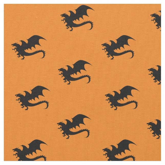 Dragon DND Silhouettes Tyg (Närbild)