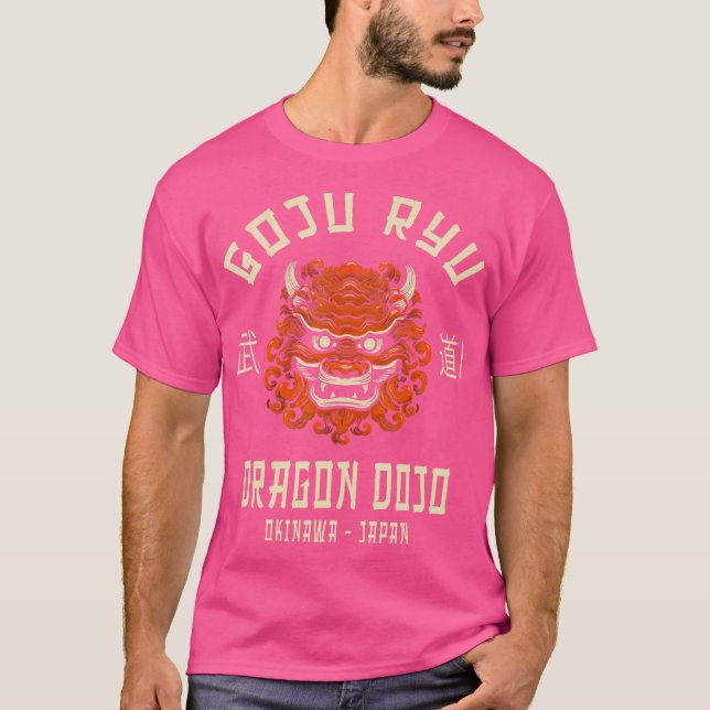 Dragon Dojo Goju Ryu Karate T Shirt (Framsida)