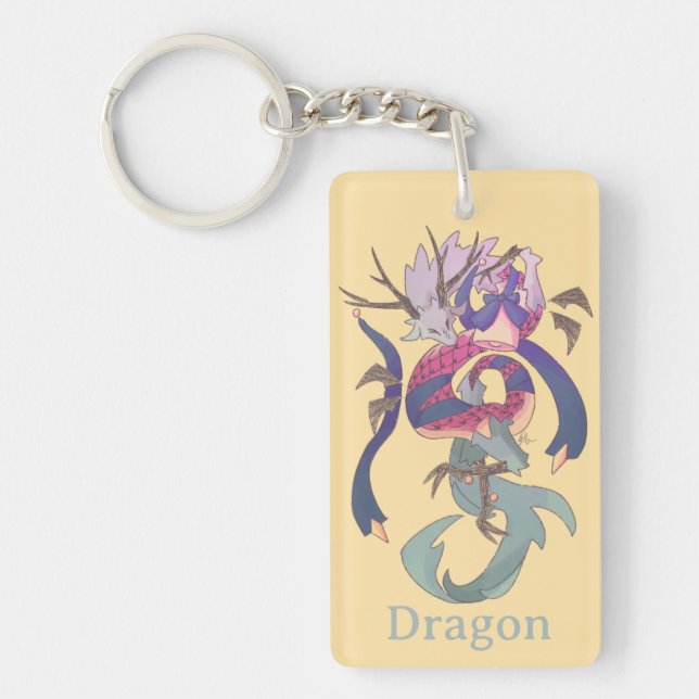 Dragon, draak nyckelring (Framsidan)