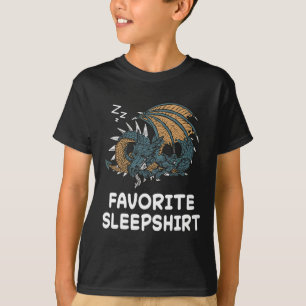 Dragon Dragons Nap Sleeping Pajama Nightgown T Shirt