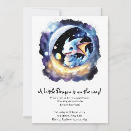 Dragon Dreams: Baby Shower Get-Together Inbjudningar