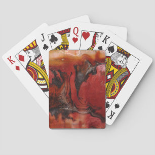 Dragon Dreamz - Abstrakt målad drake under flygnin Casinokort