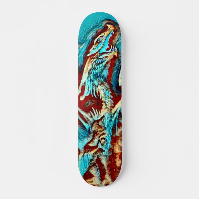 Dragon Drop Anpassningsbar Pro Park Board Old School Skateboard Bräda 18 Cm (Framsida)