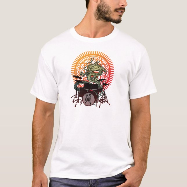 Dragon Drum 05 T Shirt (Framsida)