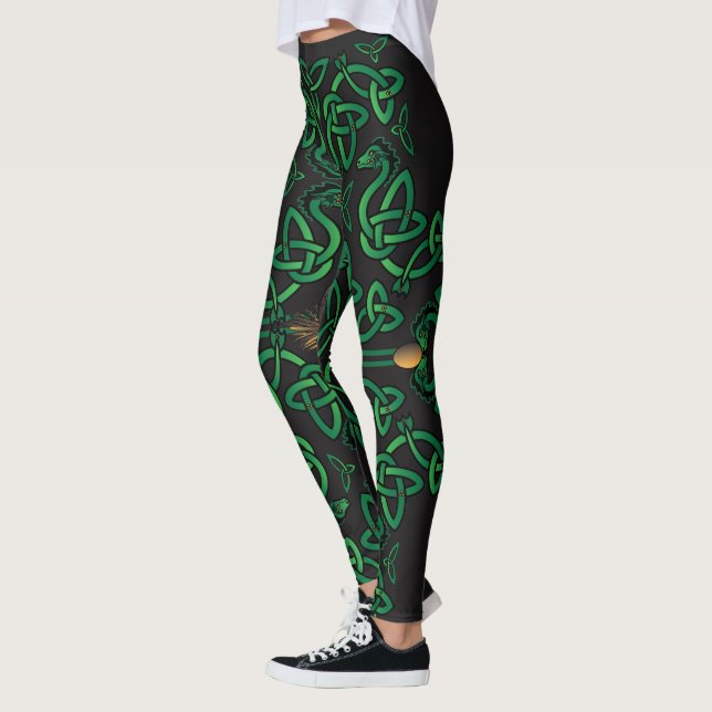 Dragon Egg Celtic Kor Leggings (Vänster)