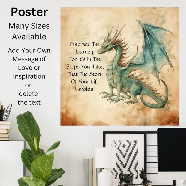 Dragon - Embrace the Journey Poster (Skapare uppladdad)