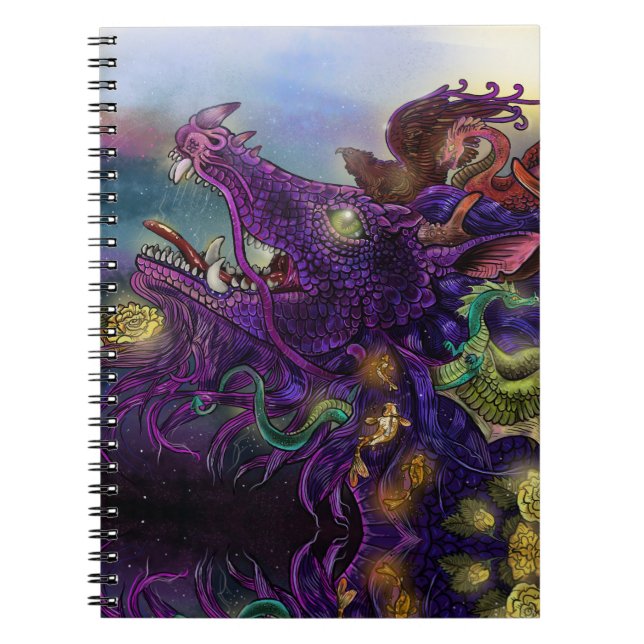 Dragon Enchantment Anteckningsbok (Framsidan)