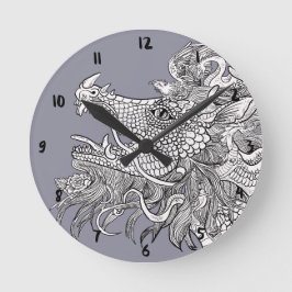 Dragon Enchantment Rund Klocka