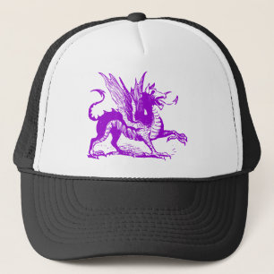 Dragon Engrave - Lila Truckerkeps