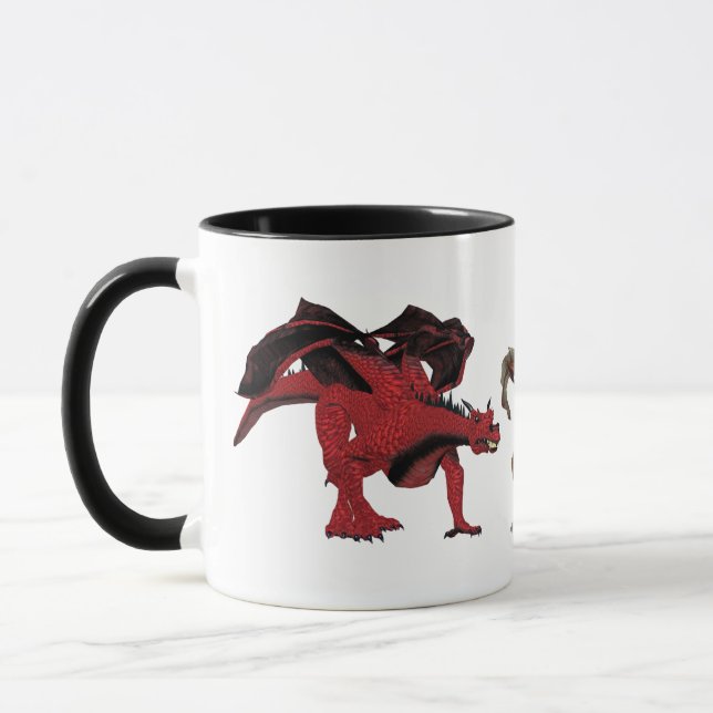 Dragon Family Mugg (Vänster)