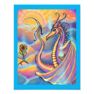 Dragon fantasy by Renee L. Lavoie Fototryck
