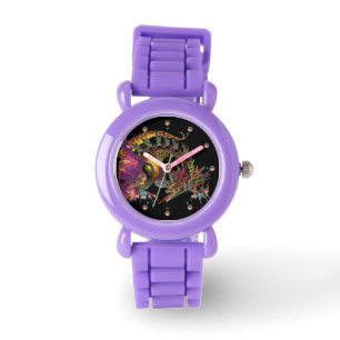 DRAGON/FANTASY DRAGON IN GULD AND BLACK ARMBANDSUR