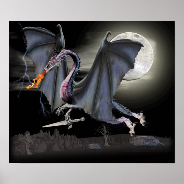 Dragon fantasy poster (Framsidan)