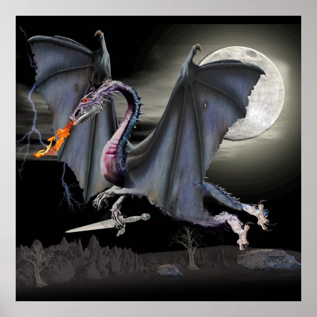 Dragon fantasy poster (Framsidan)