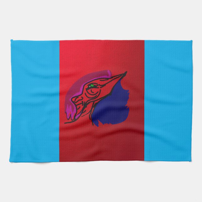 Dragon Fashionista Kitchen Towel Kökshandduk (Horisontell)